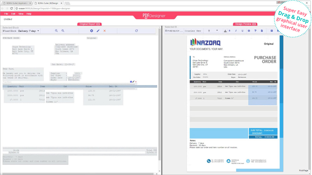 PDF Designer screenshot