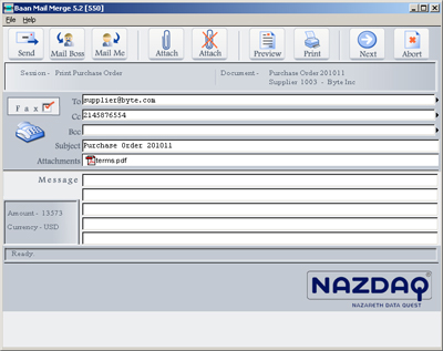 b2Mail-Merge 5.2 screenshot 1-1