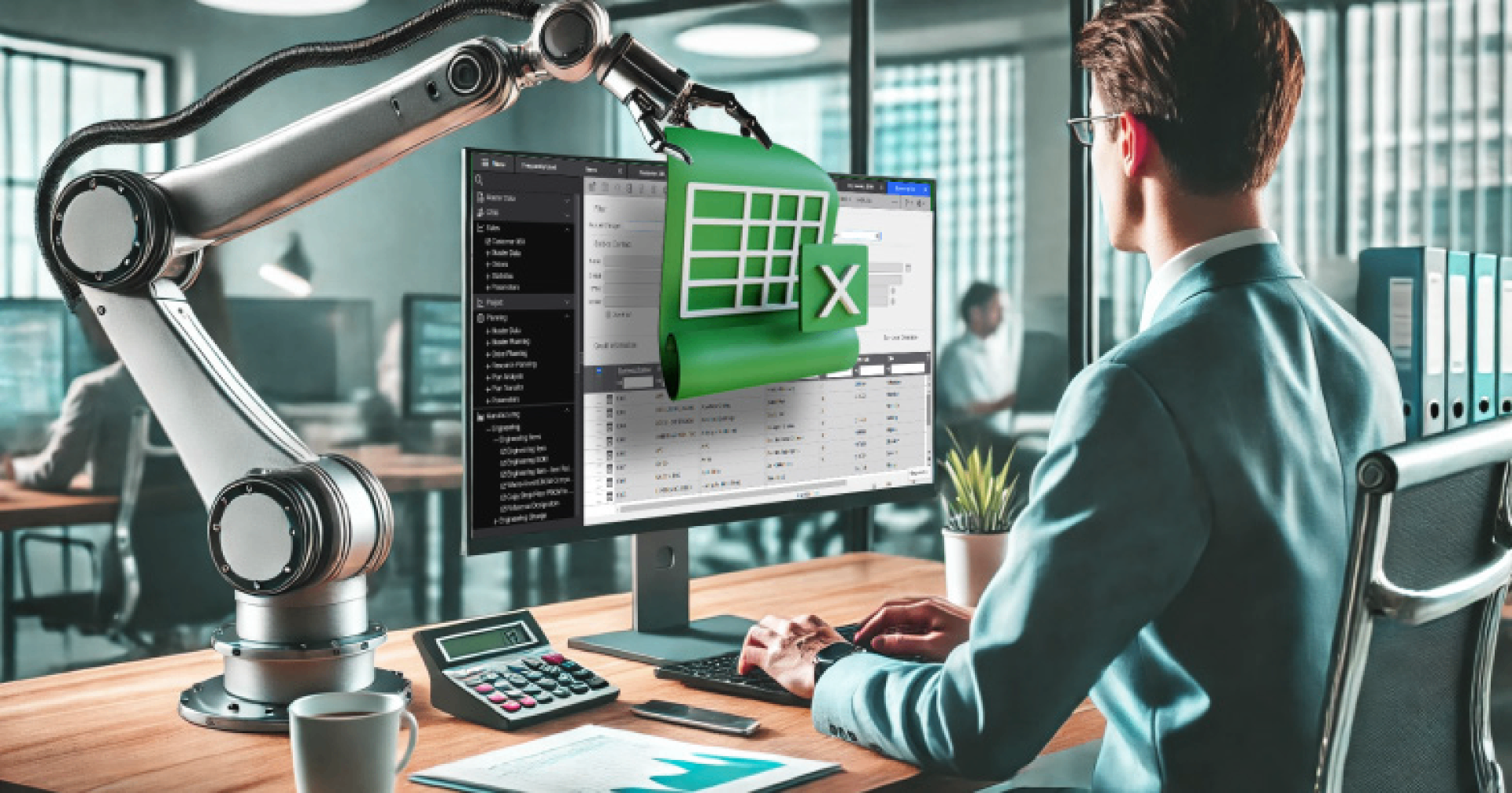 Automatic parsing of Infor LN reports into Excel